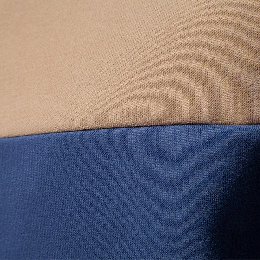 Patrick Men’s Polo Sweater – Cotton Knit Pullover with Colourblock Design