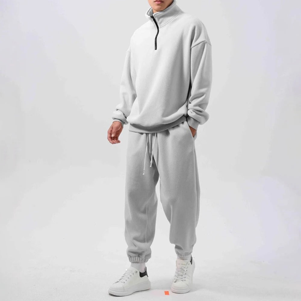 Arjo Relaxed Cotton Lounge Set – Premium Blend with Adjustable Waistband