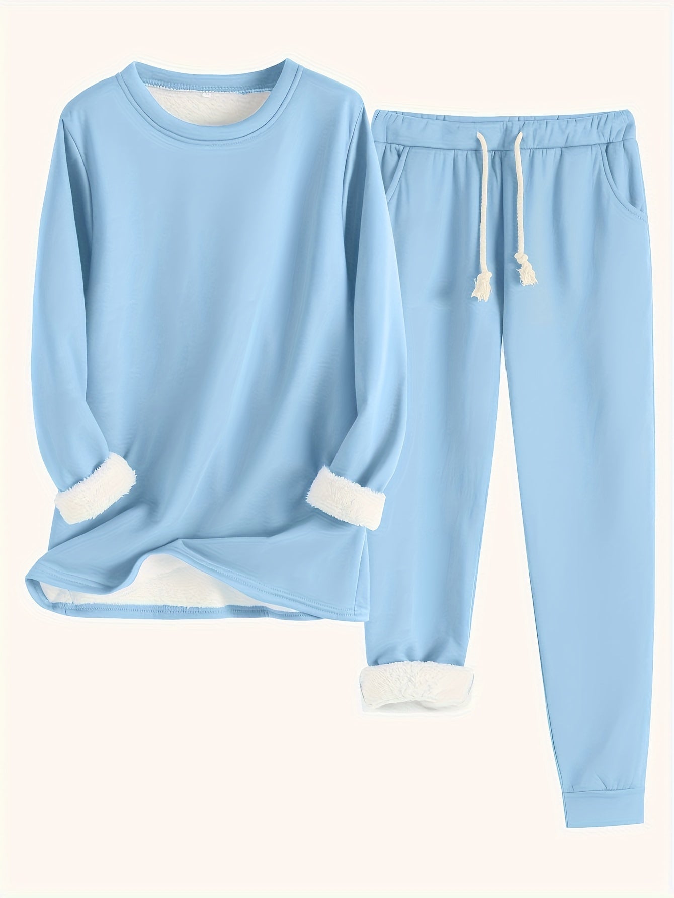 Eliza Fleece Lounge Set – Women’s Two-Piece Loungewear with Soft Lining & Relaxed Fit
