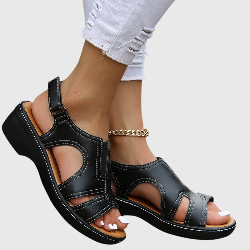 Ayaka Women’s Orthopedic Sandals – Premium Leather Arch Support