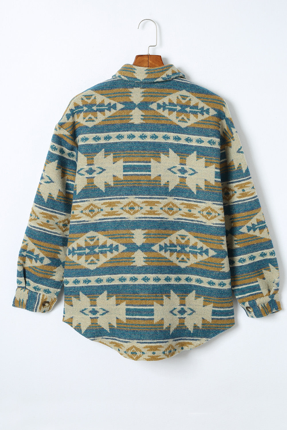 Stylish Aztec Western Vest Shacket