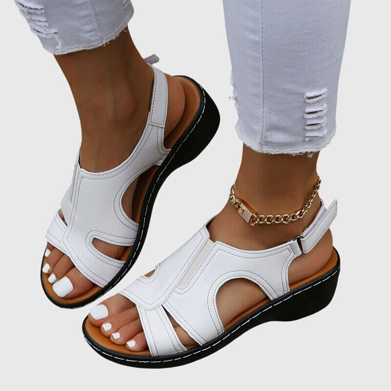 Ayaka Women’s Orthopedic Sandals – Premium Leather Arch Support