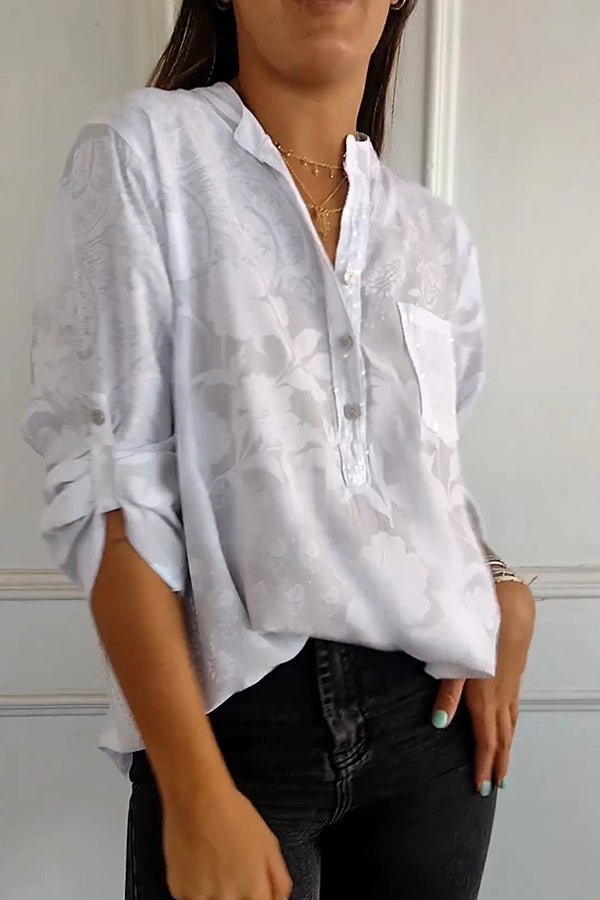Stella Elegant Sequin Blouse – Lightweight Polyester with Relaxed Fit