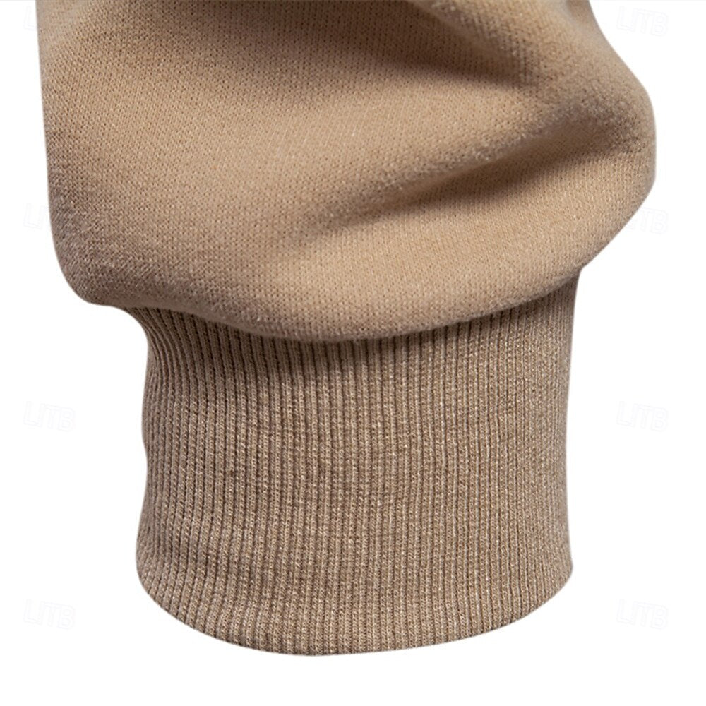 Patrick Men’s Polo Sweater – Cotton Knit Pullover with Colourblock Design