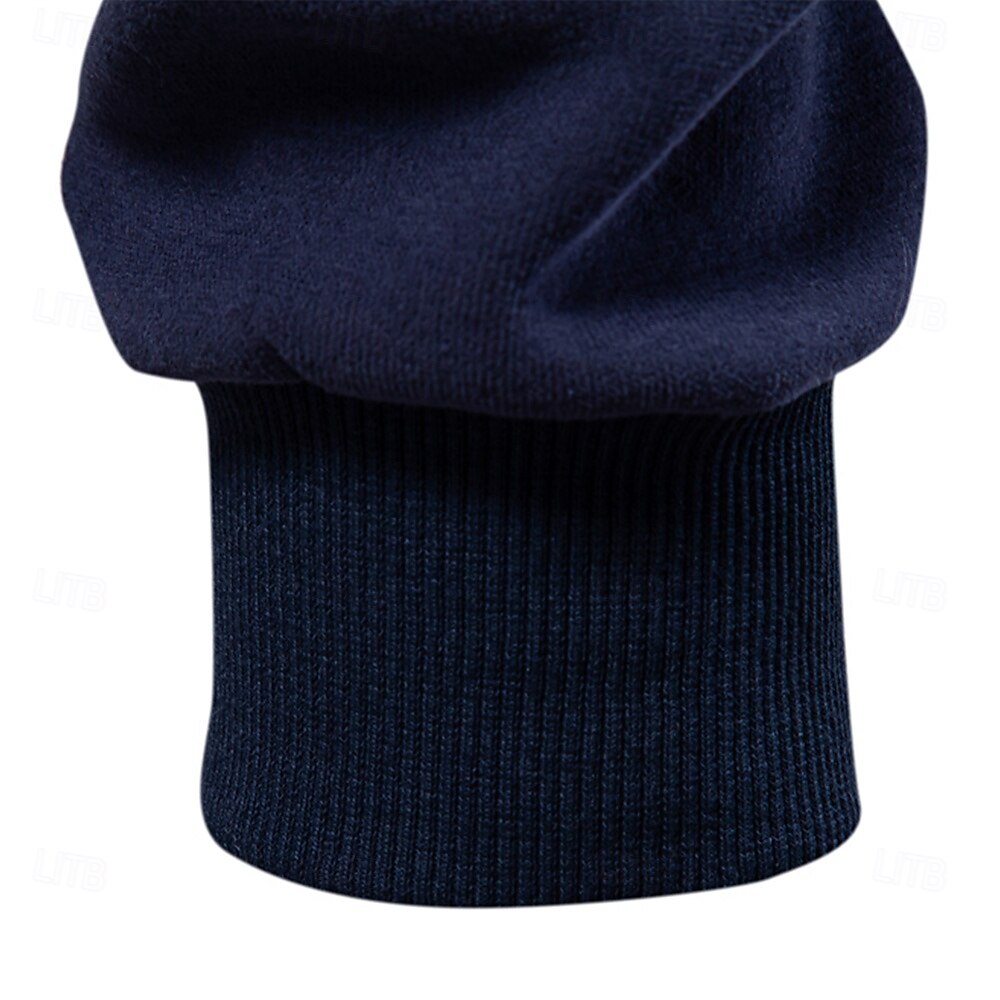 Patrick Men’s Polo Sweater – Cotton Knit Pullover with Colourblock Design