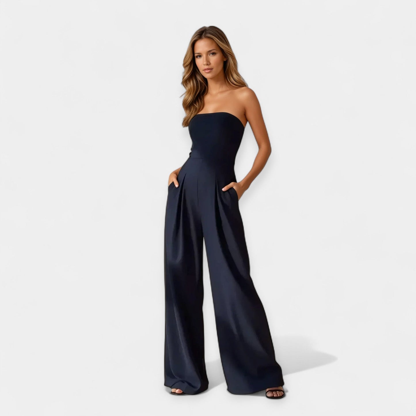 Amayah Full-Length Jumpsuit – Strapless Corset & Elegant Fit