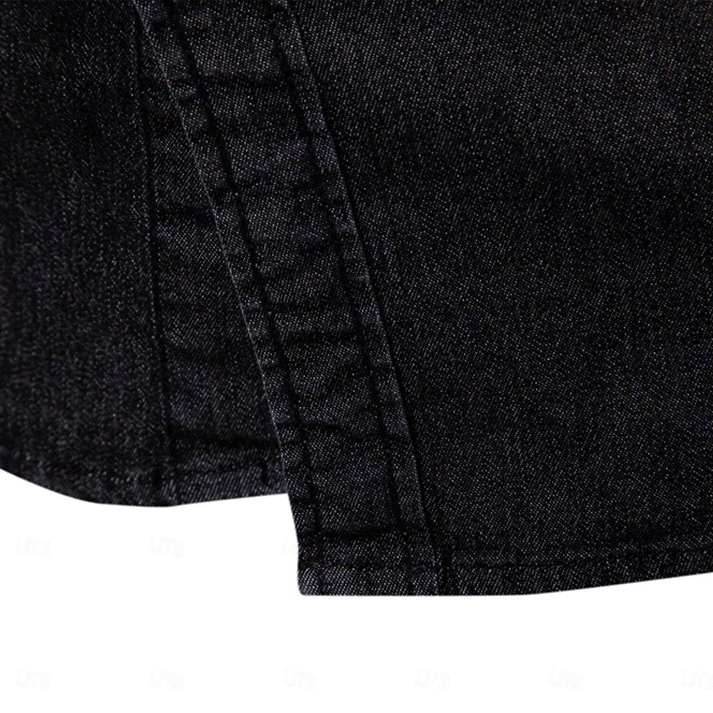 Rowan Men’s Long Sleeve Denim Shirt – Classic Button-Down with Chest Pocket