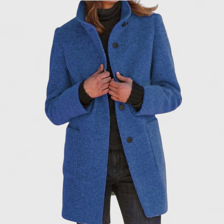 Eloiza Wool Blend Women’s Coat – Tailored Winter Jacket