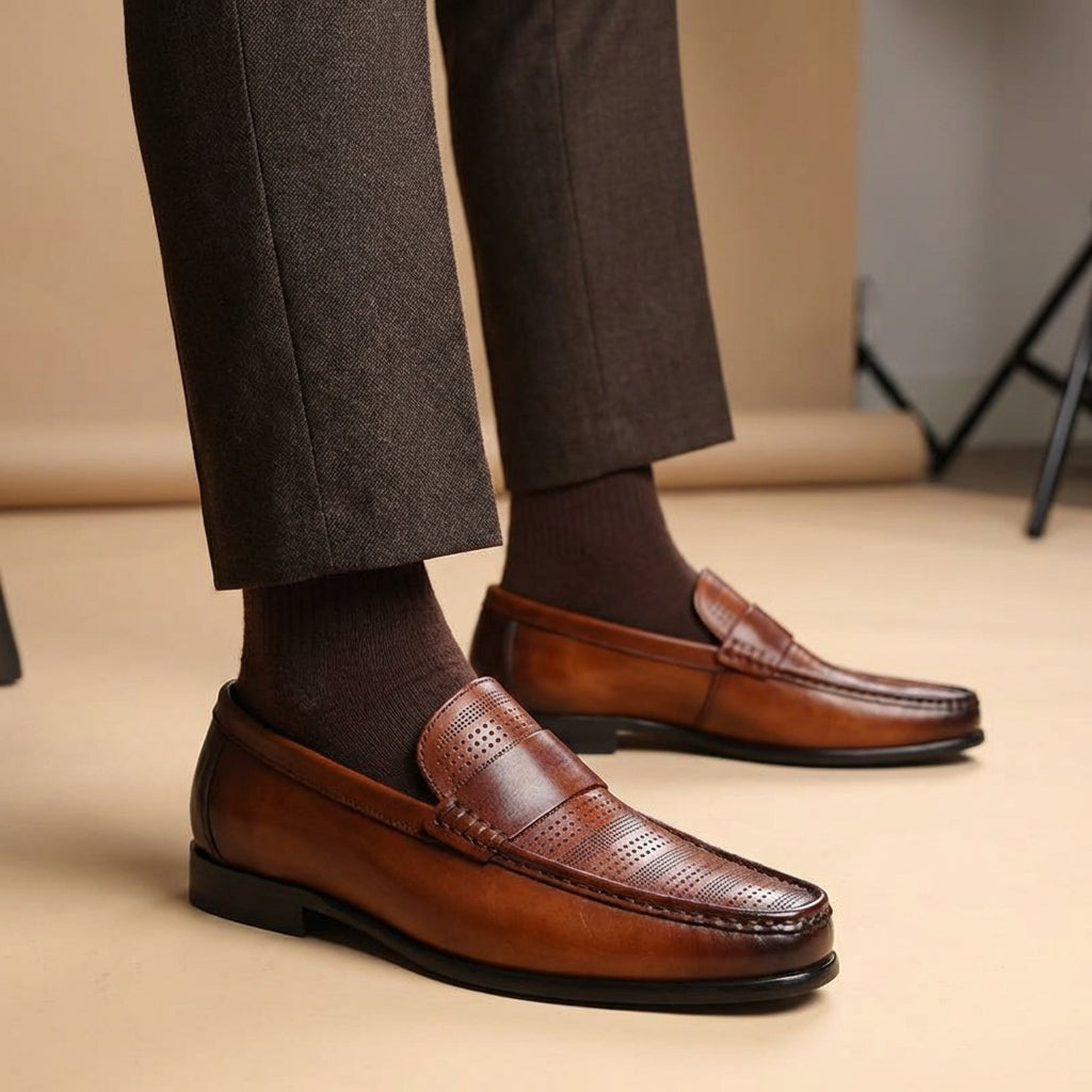 Hadrian Men’s Cowhide Leather Loafers