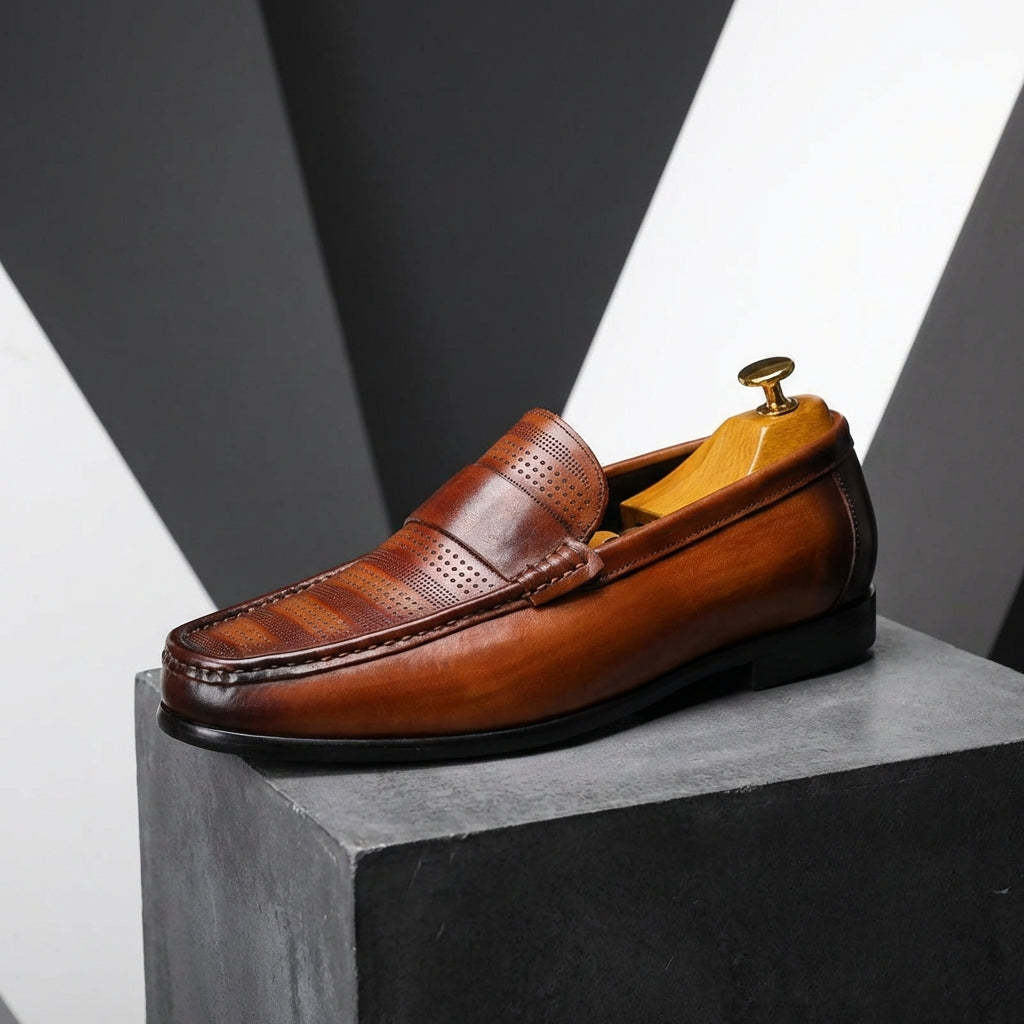Hadrian Men’s Cowhide Leather Loafers