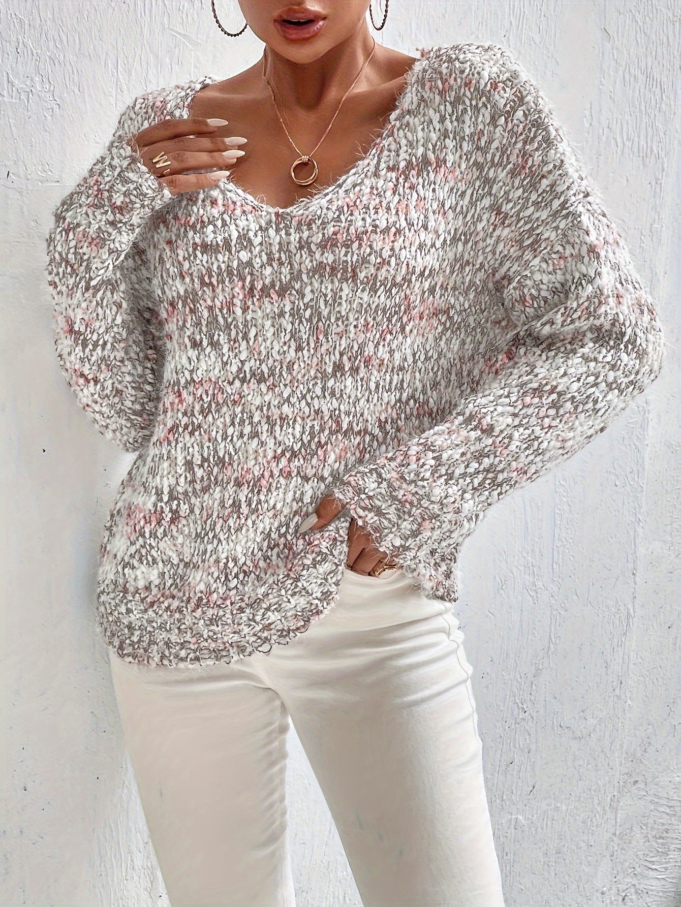 Mara Women’s Knit Sweater – Soft Cotton Blend Jumper