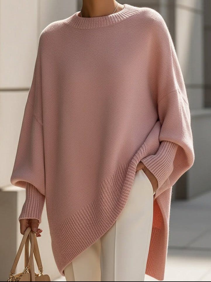 Morena Women’s Knitted Jumper – Soft Oversized Knit Sweater