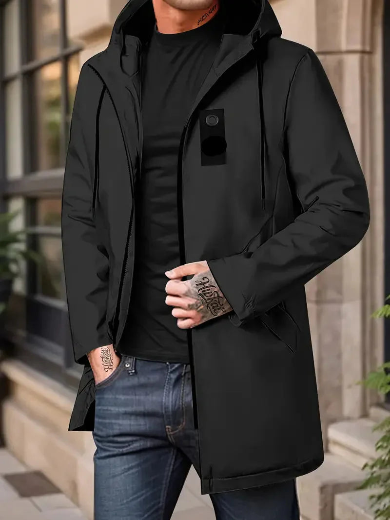 Dublin Men’s Hooded Windbreaker Jacket – Lightweight Weather-Resistant Jacket