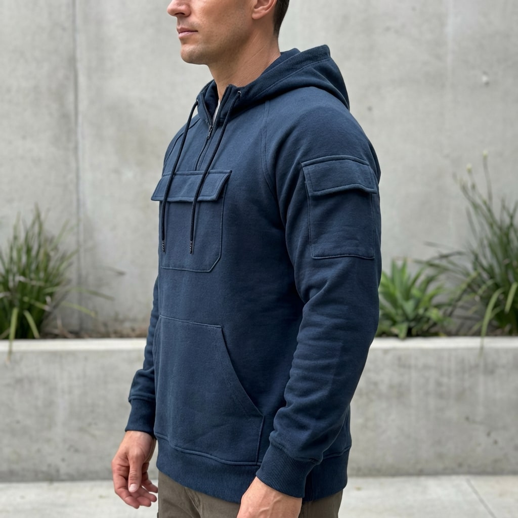 Crispin Men’s Hoodie Sweatshirts – Cotton Relaxed Fit Hoodies