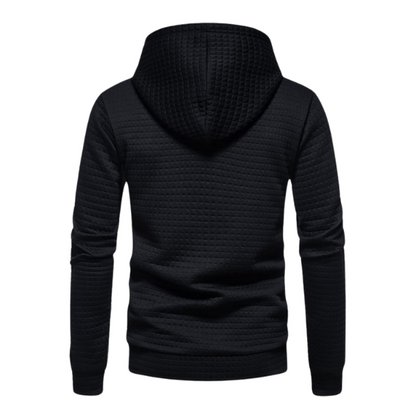 Samuel Hooded Knit Pullover – Textured Men's Sweater for Layering & Comfort