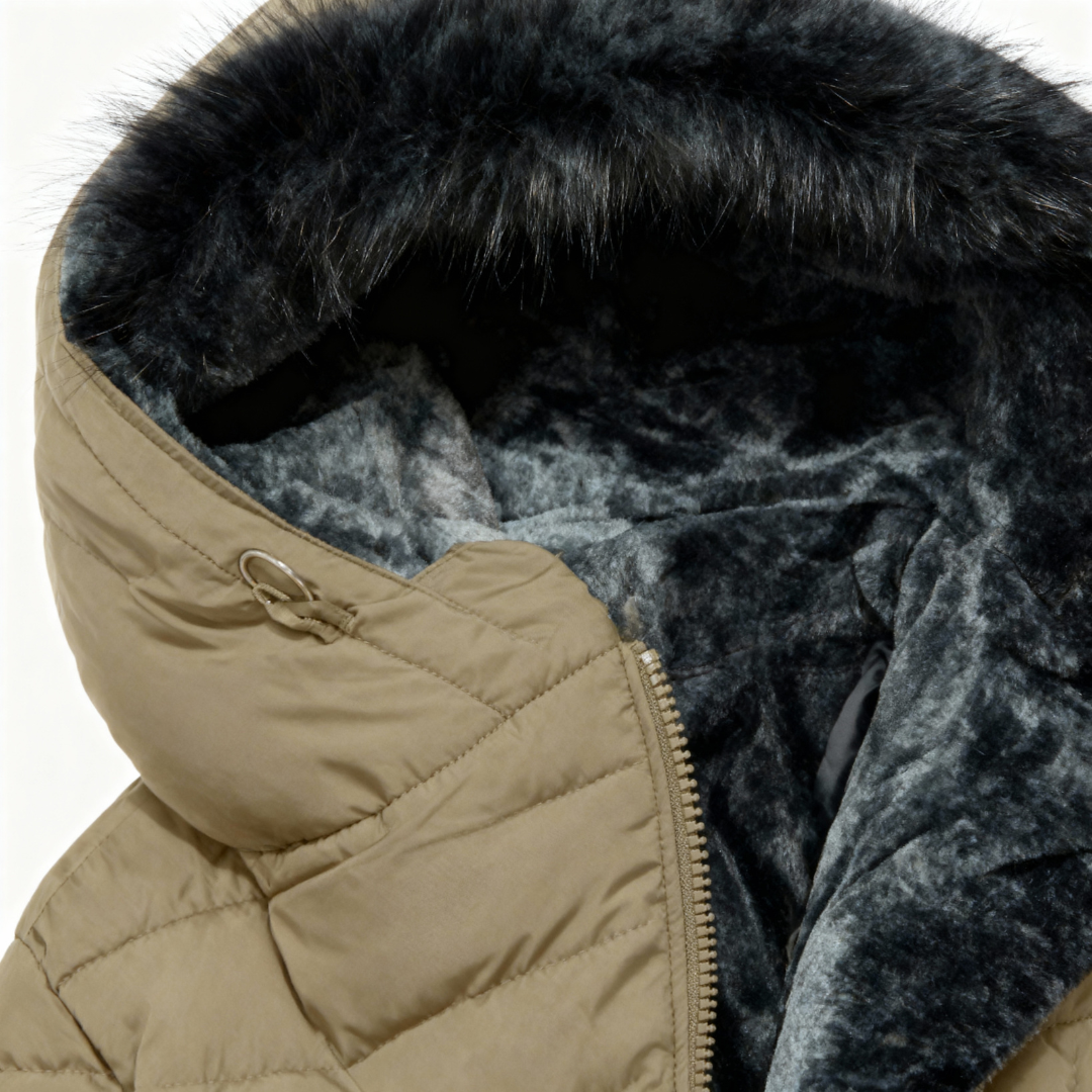 Renee Women’s Waterproof Coat – Insulated Long Hooded Winter Jacket