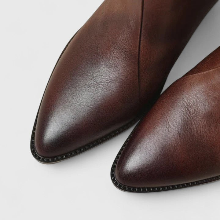 Claudia Women’s Ankle Boots – Low Heel Booties with Timeless Versatility