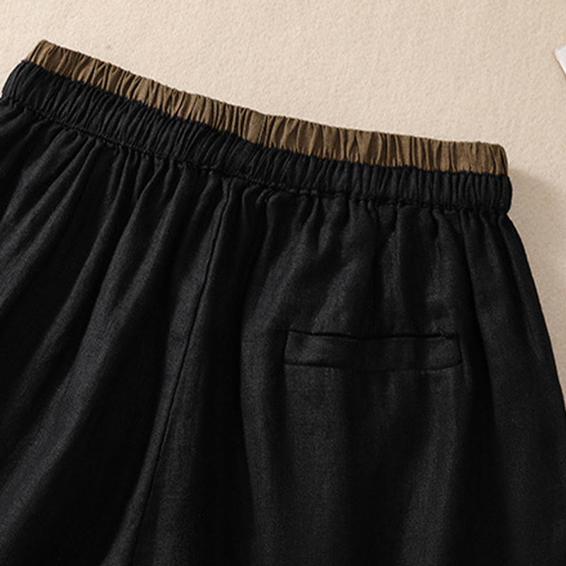 Isabella Cotton Linen Drawstring Shorts – Relaxed Breathable Summer Shorts