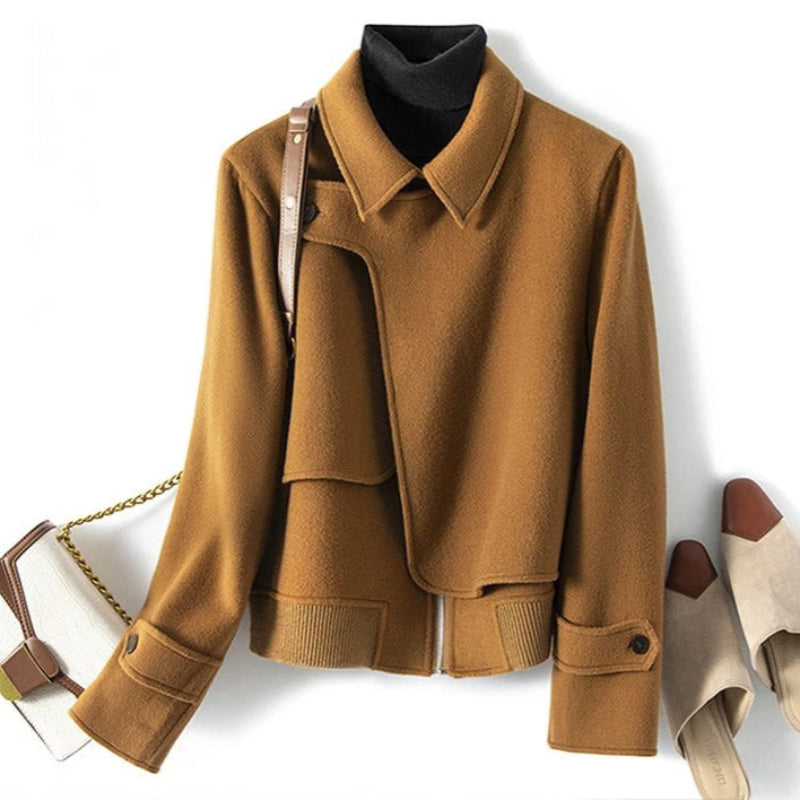 Celeste Women’s Wool Jacket – Cropped Tailored Design