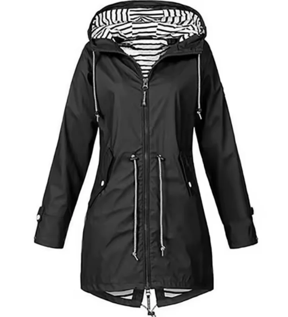 Gale Women's Waterproof Parka – Lightweight Hooded Jacket