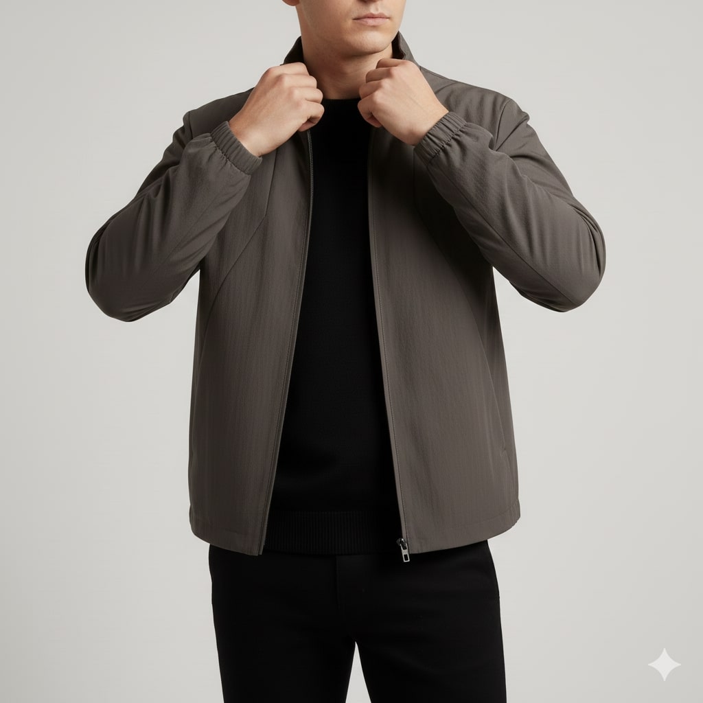 Elian Featherlight Windbreaker Jacket – Water Resistant Shell Lightweight Outerwear