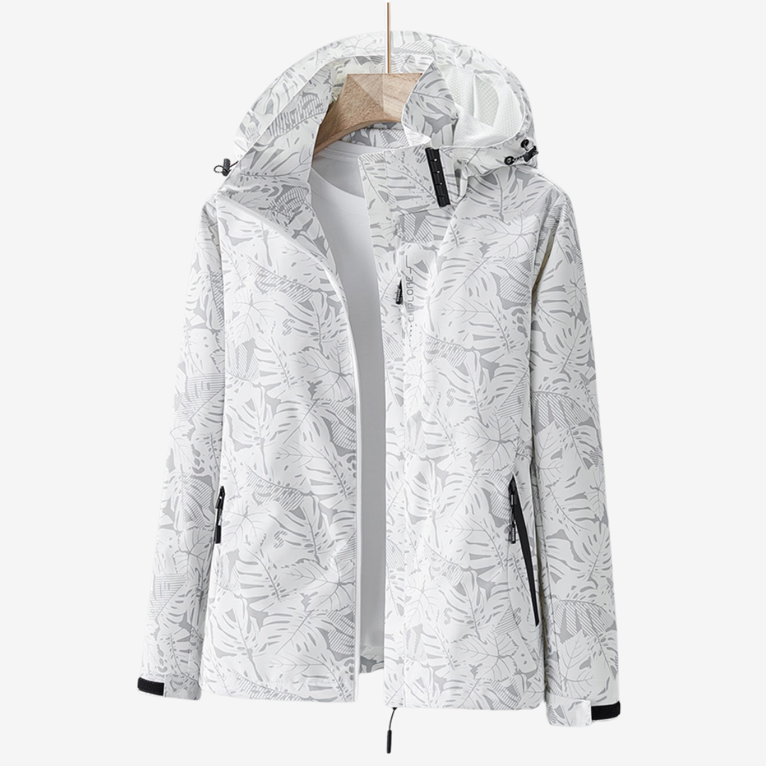 Noemi Women’s Lightweight Jacket – Wind Rainproof Outerwear with Adjustable Hood