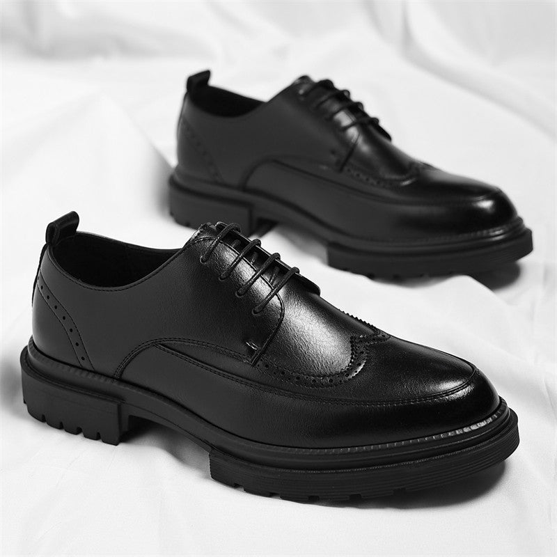 Roberto Men’s Brogue Leather Dress Shoes