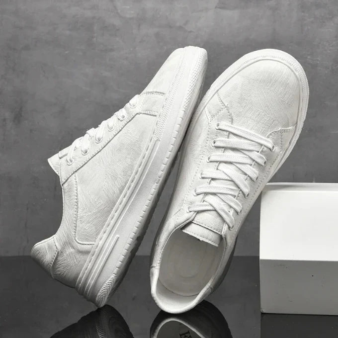 Eduardo Men’s Trainers – Genuine Leather Shoes