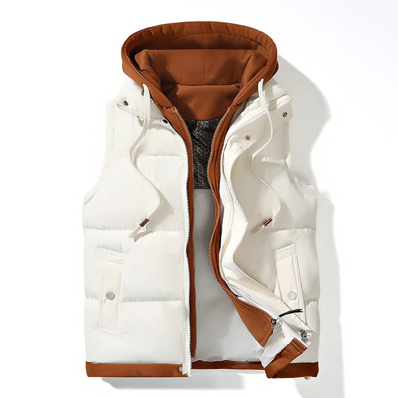 Ronan Men’s Soft Shell Hooded Gilet – Lightweight Insulated Vest