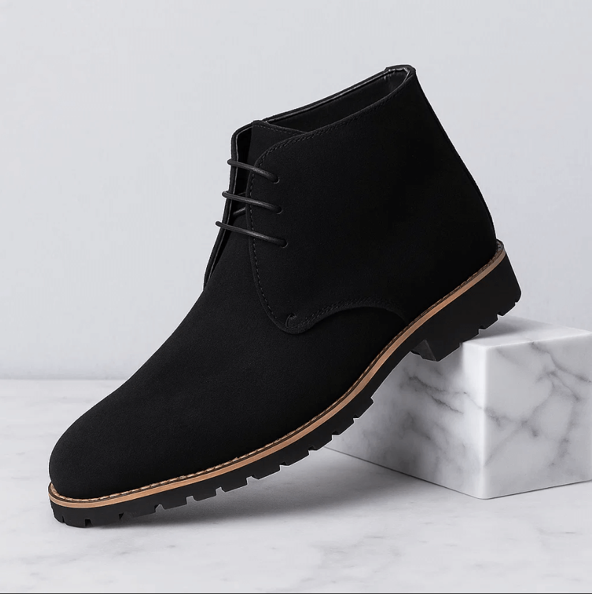 Cassian Men’s Suede Lace-Up Boots – Rugged Grip with Refined Suede Finish