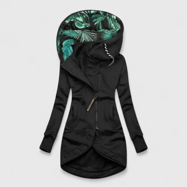 Silvia Women’s Hooded Jacket – Water-Repellent Outerwear
