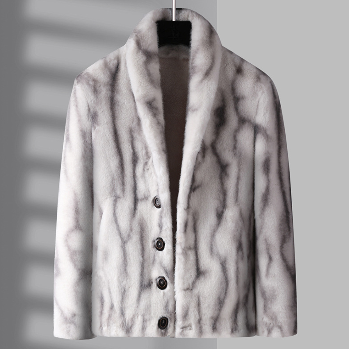 Dante Men’s Fur Coat – Tailored Soft Winter Jacket
