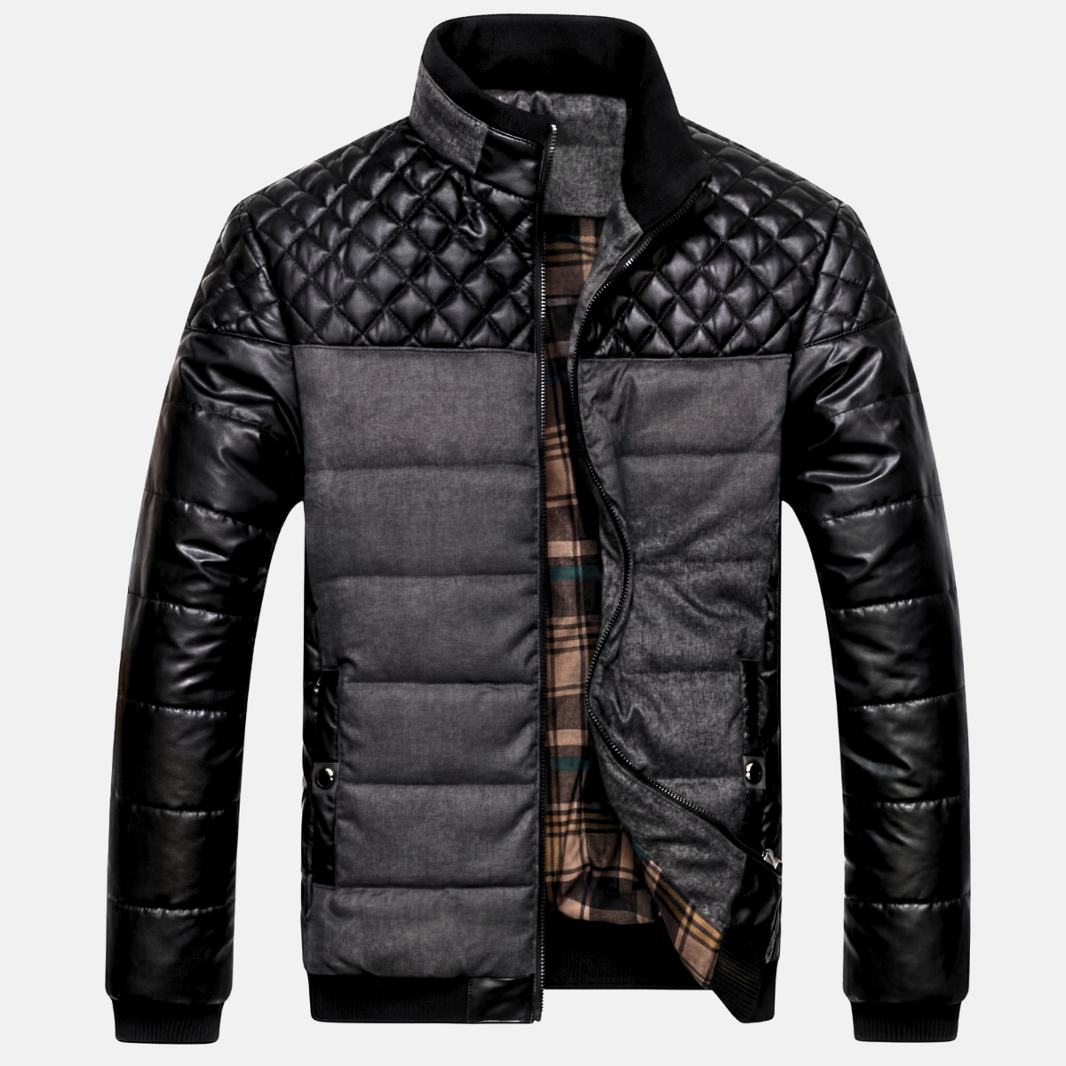 Héctor Men’s Puffer Jacket – Warmth Quilted Coat