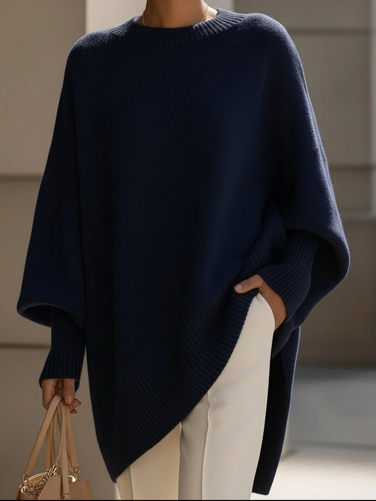 Morena Women’s Knitted Jumper – Soft Oversized Knit Sweater