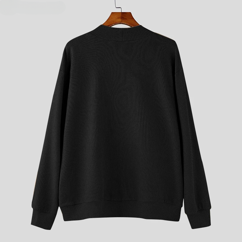 Theo Textured Knit Men’s Cardigan – Asymmetrical Button Closure