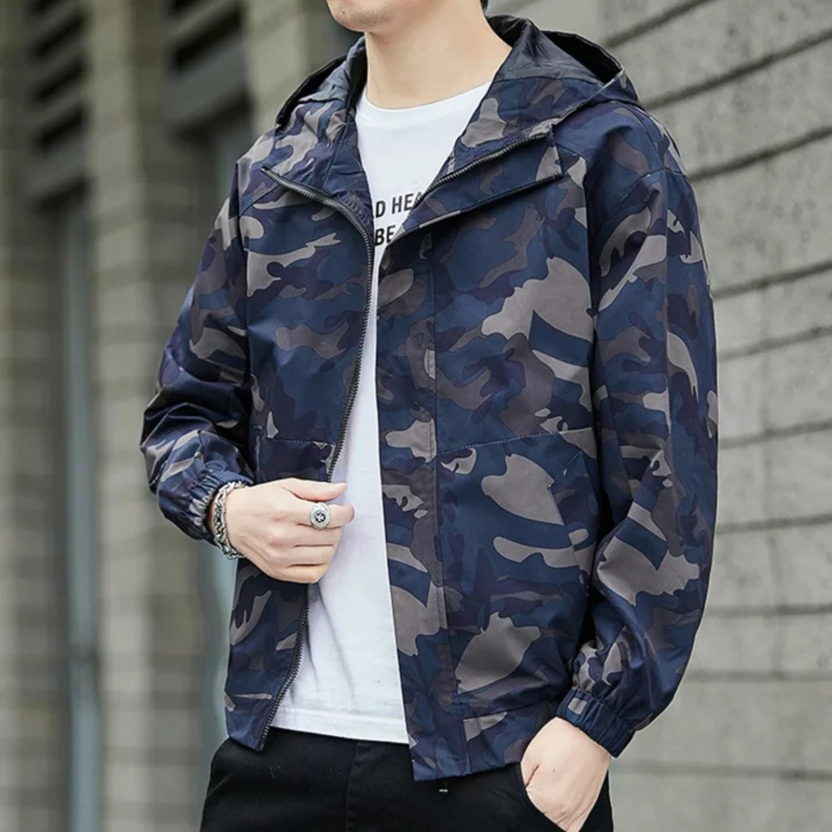 Rowan Lightweight Camo Jacket – Zip-Up Quick-Dry Jacket