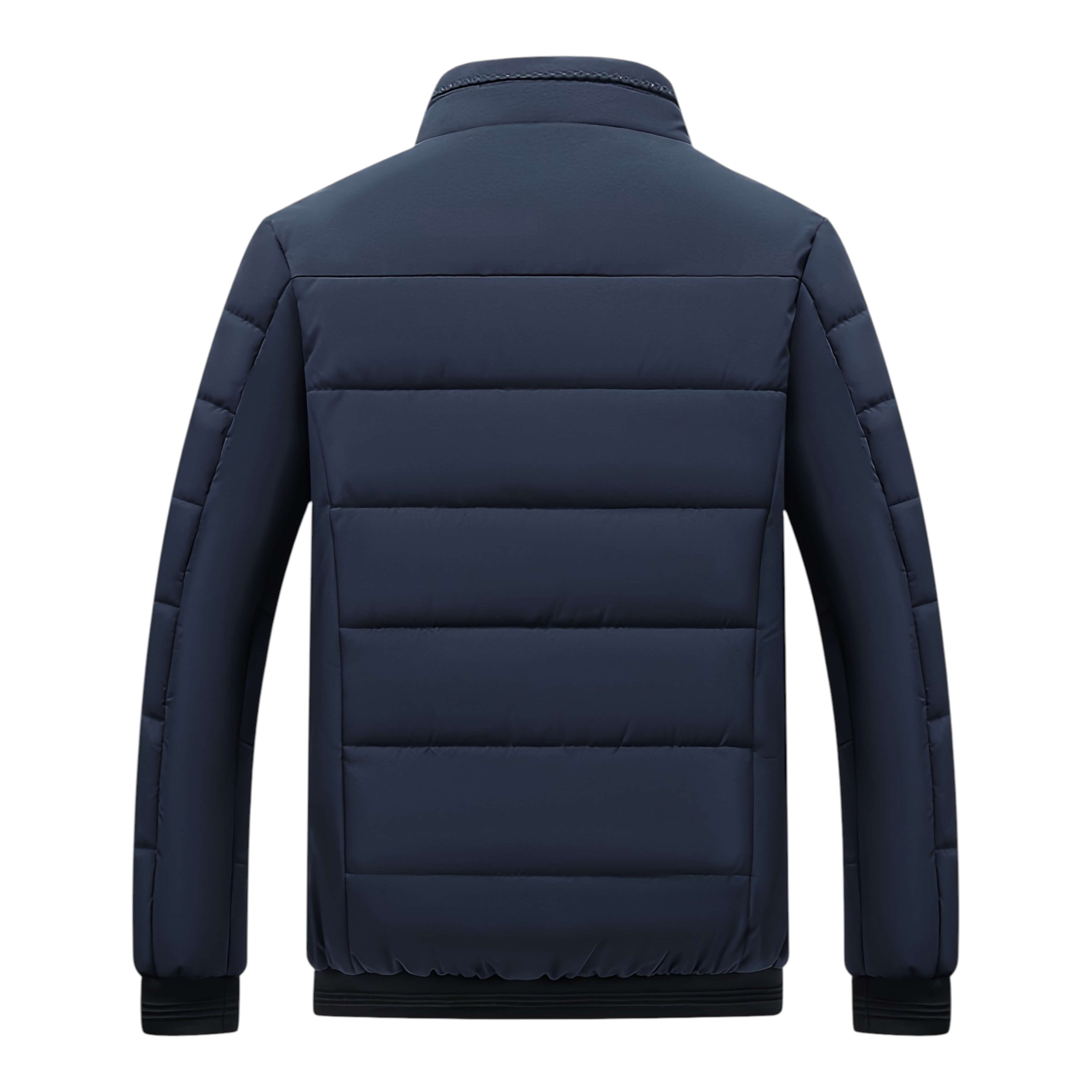 Nathan Men’s Puffer Jacket – High-Collar Structured Winter Jacket