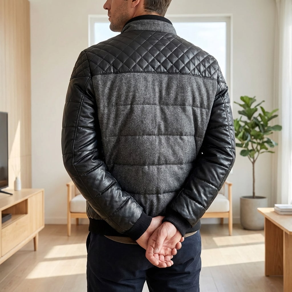 Héctor Men’s Puffer Jacket – Warmth Quilted Coat