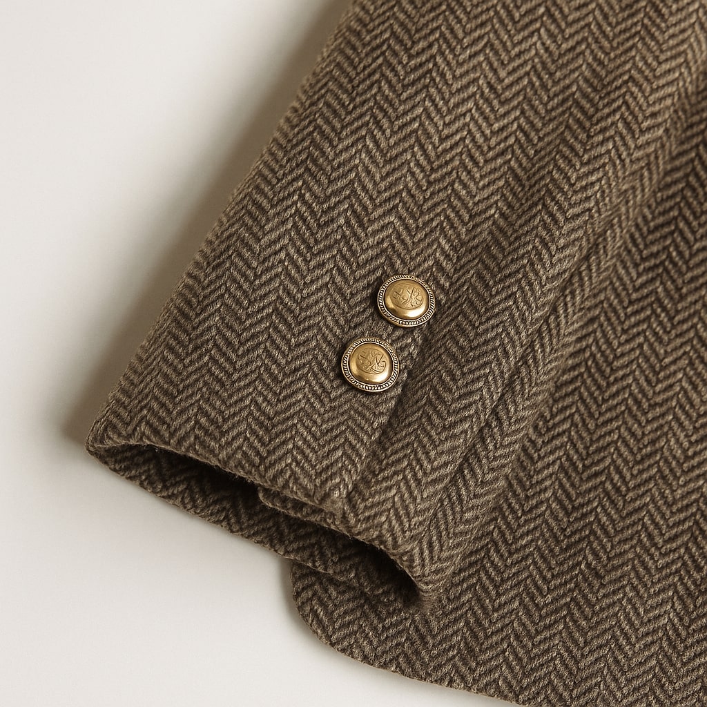 Cheska Women’s Blazer – Slim Fit Wool Blend with Metal Clasp Closure