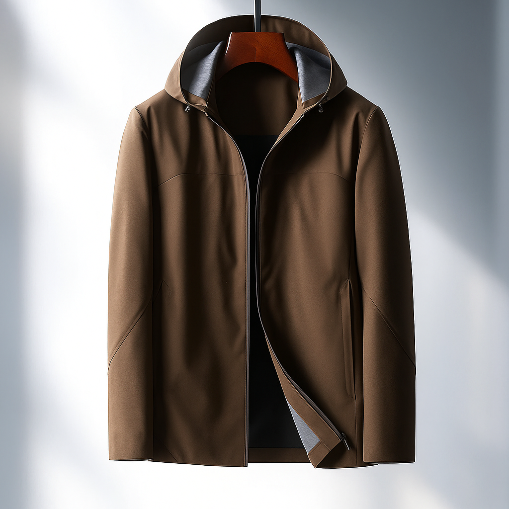 Rafael Men’s Thermal Jacket – Wind & Water Resistant Hooded Outerwear