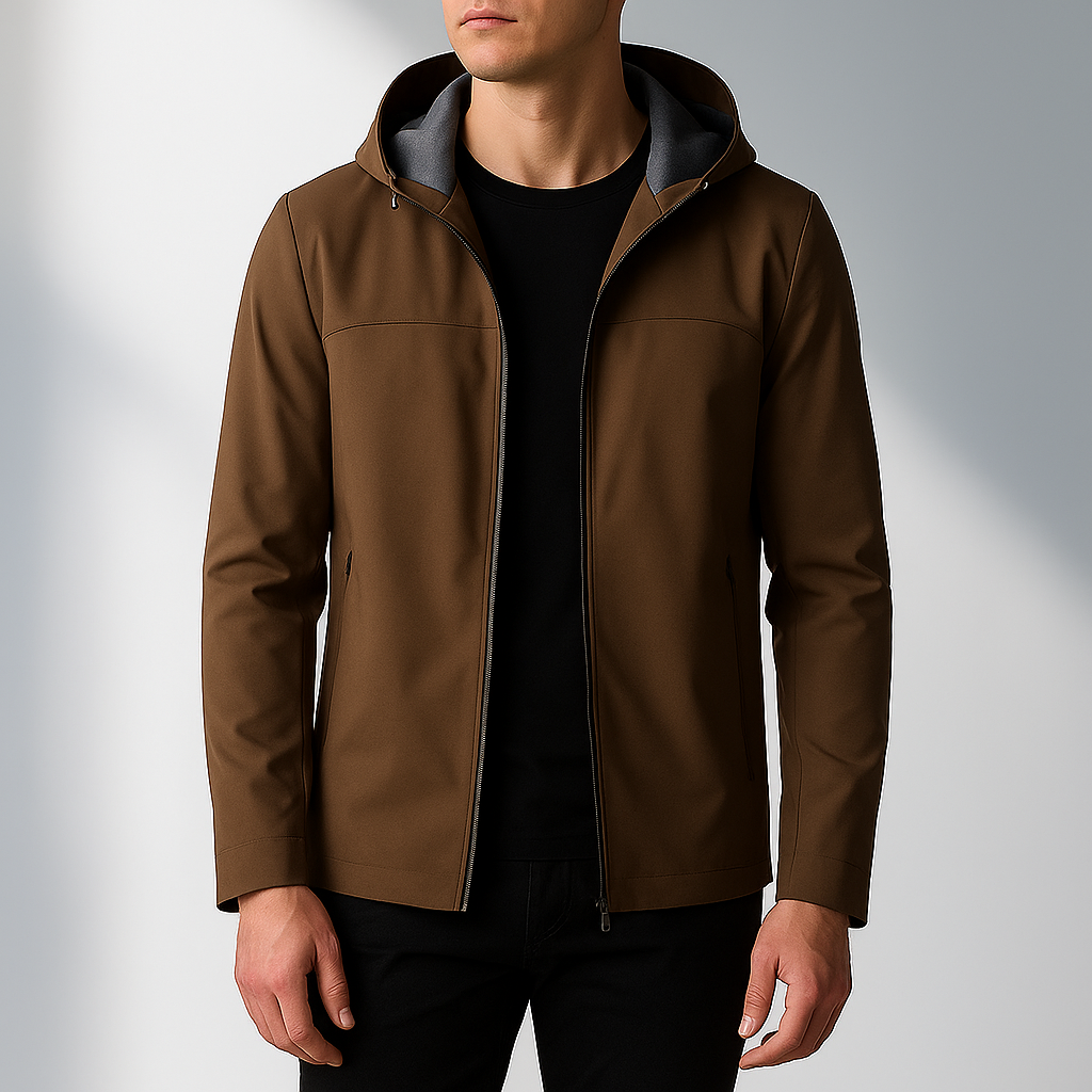 Rafael Men’s Thermal Jacket – Wind & Water Resistant Hooded Outerwear
