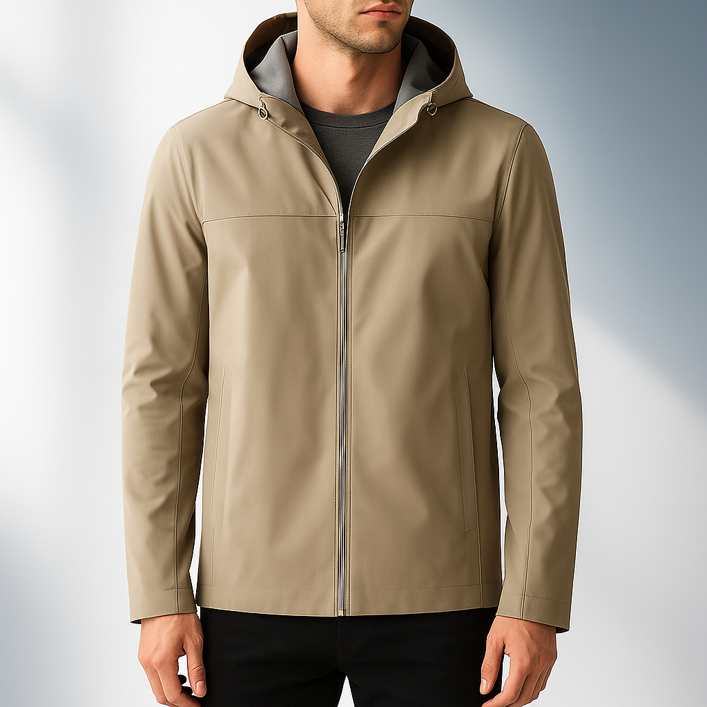 Rafael Men’s Thermal Jacket – Wind & Water Resistant Hooded Outerwear