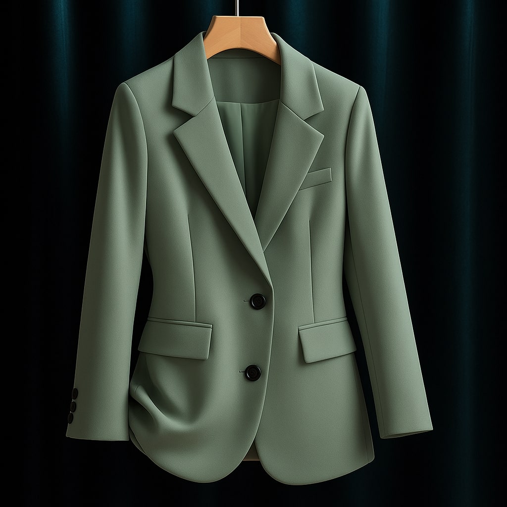 Elara Women’s Tailored Blazer – Structured Jacket with Contoured Fit