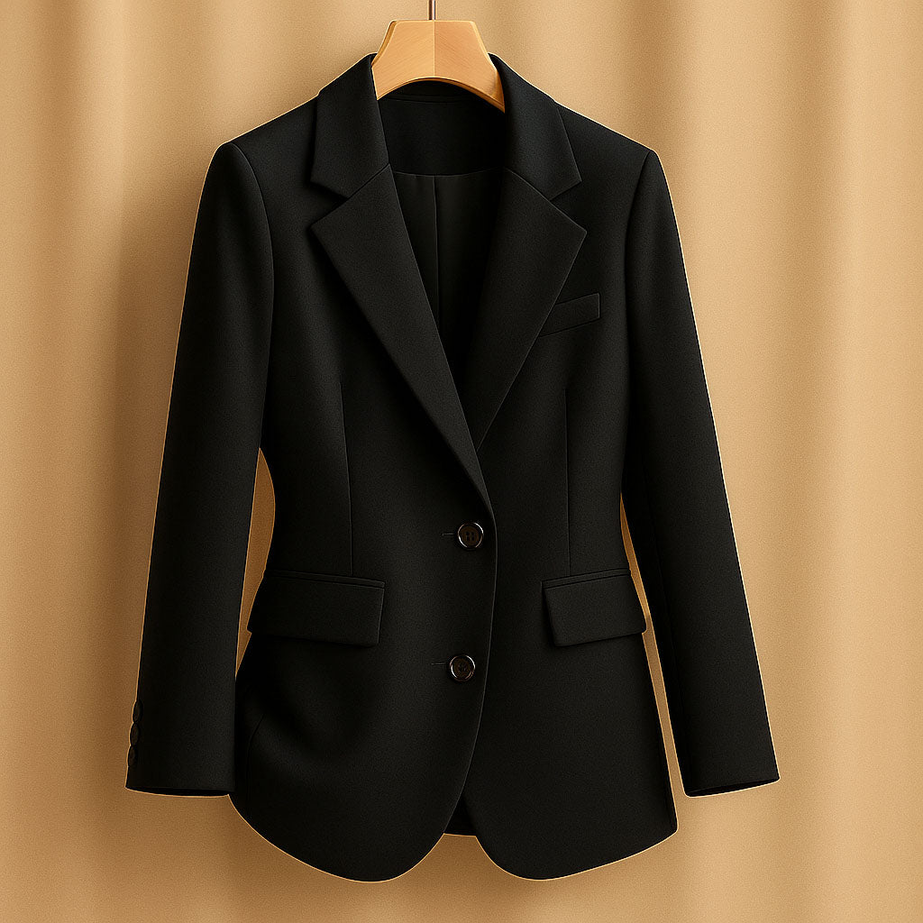 Elara Women’s Tailored Blazer – Structured Jacket with Contoured Fit
