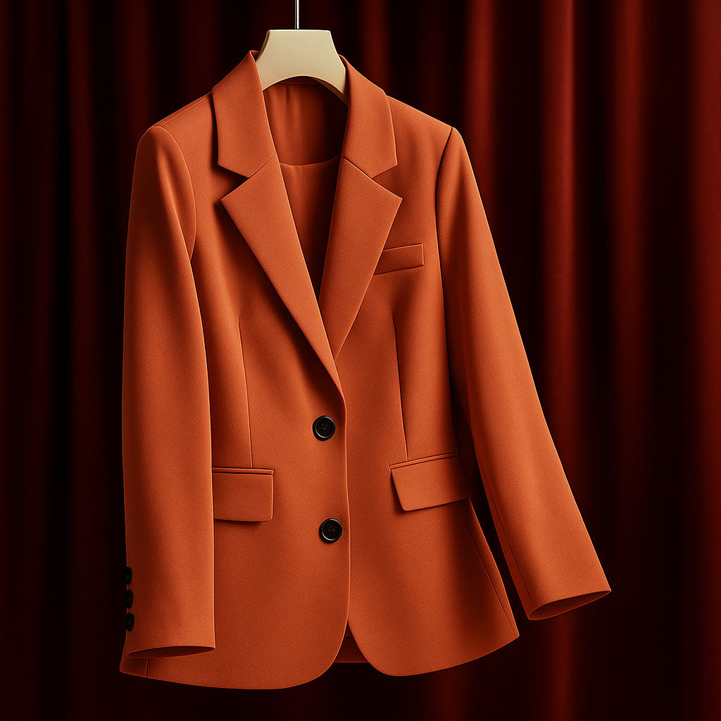 Elara Women’s Tailored Blazer – Structured Jacket with Contoured Fit