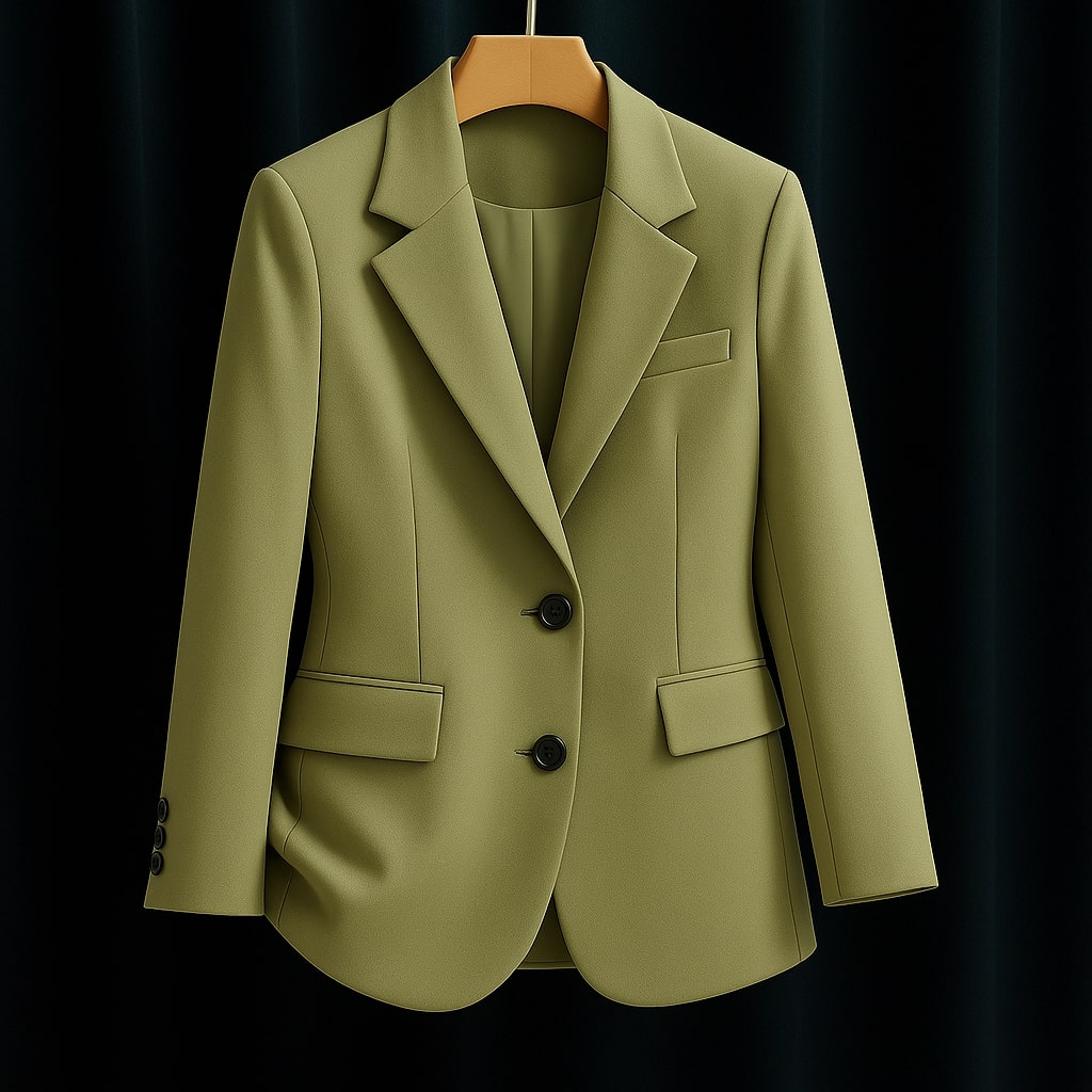 Elara Women’s Tailored Blazer – Structured Jacket with Contoured Fit