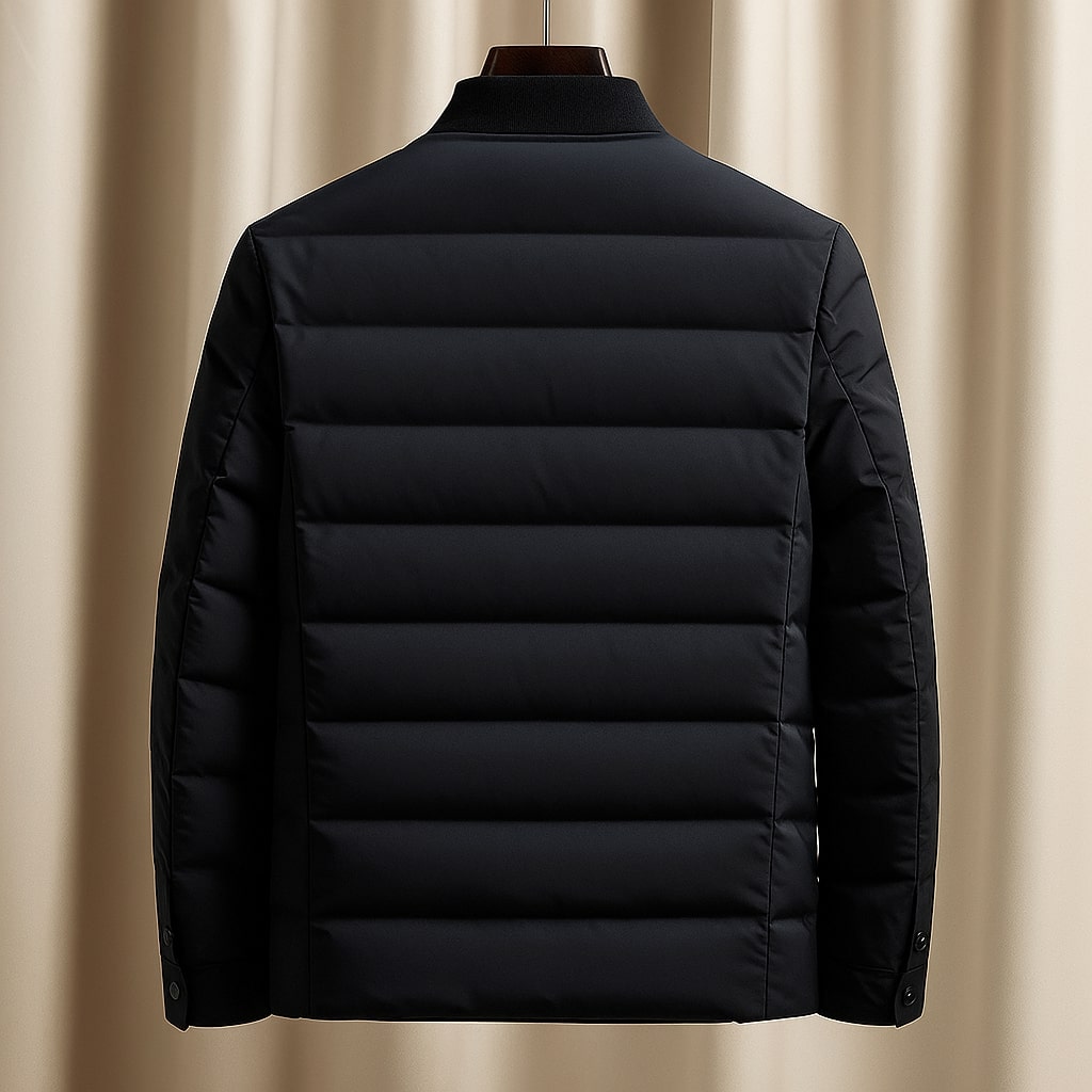 Oscar Men’s Down Shirt Jacket – Lightweight Wind-Resistant Quilted Overshirt