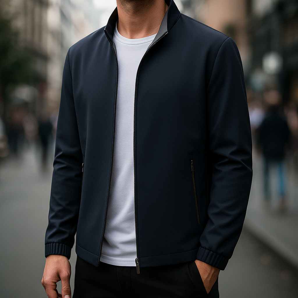 Moreno Men’s Zip Jacket – Water-Resistant Lightweight Jacket