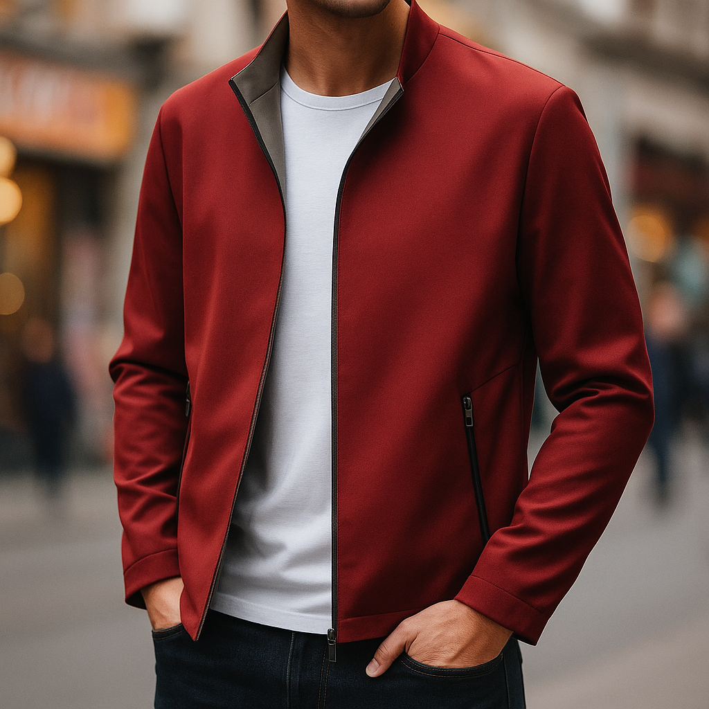 Moreno Men’s Zip Jacket – Water-Resistant Lightweight Jacket