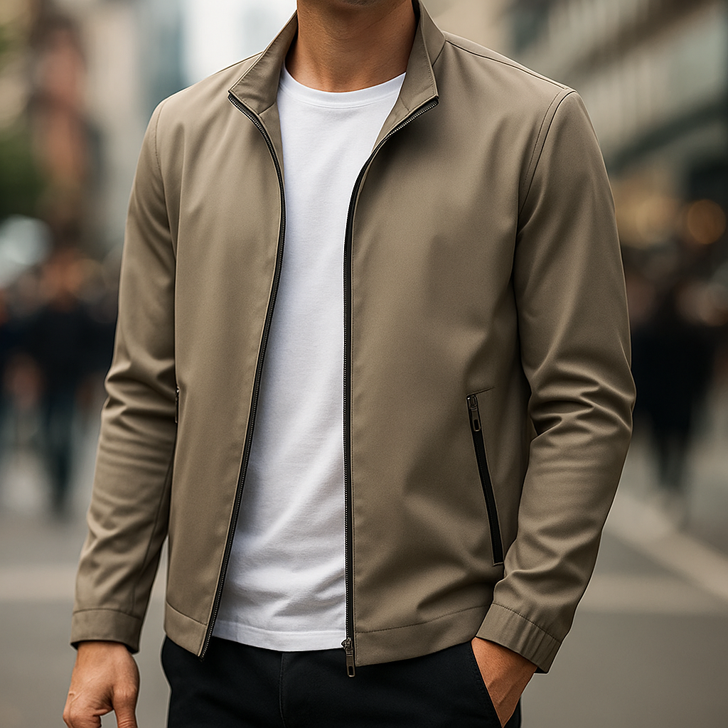 Moreno Men’s Zip Jacket – Water-Resistant Lightweight Jacket
